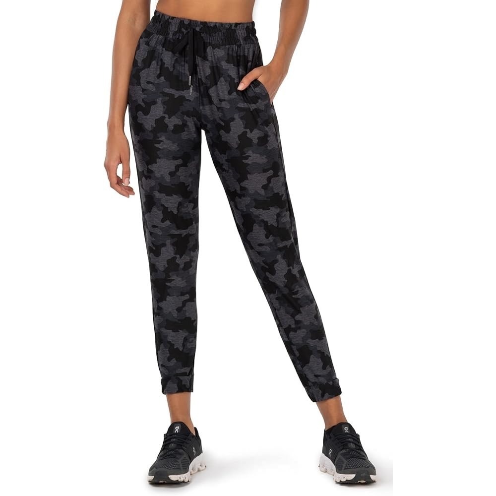 Kyodan Jogger Track Pants Camouflage Activewear Drawstring - GIRLS LARGE